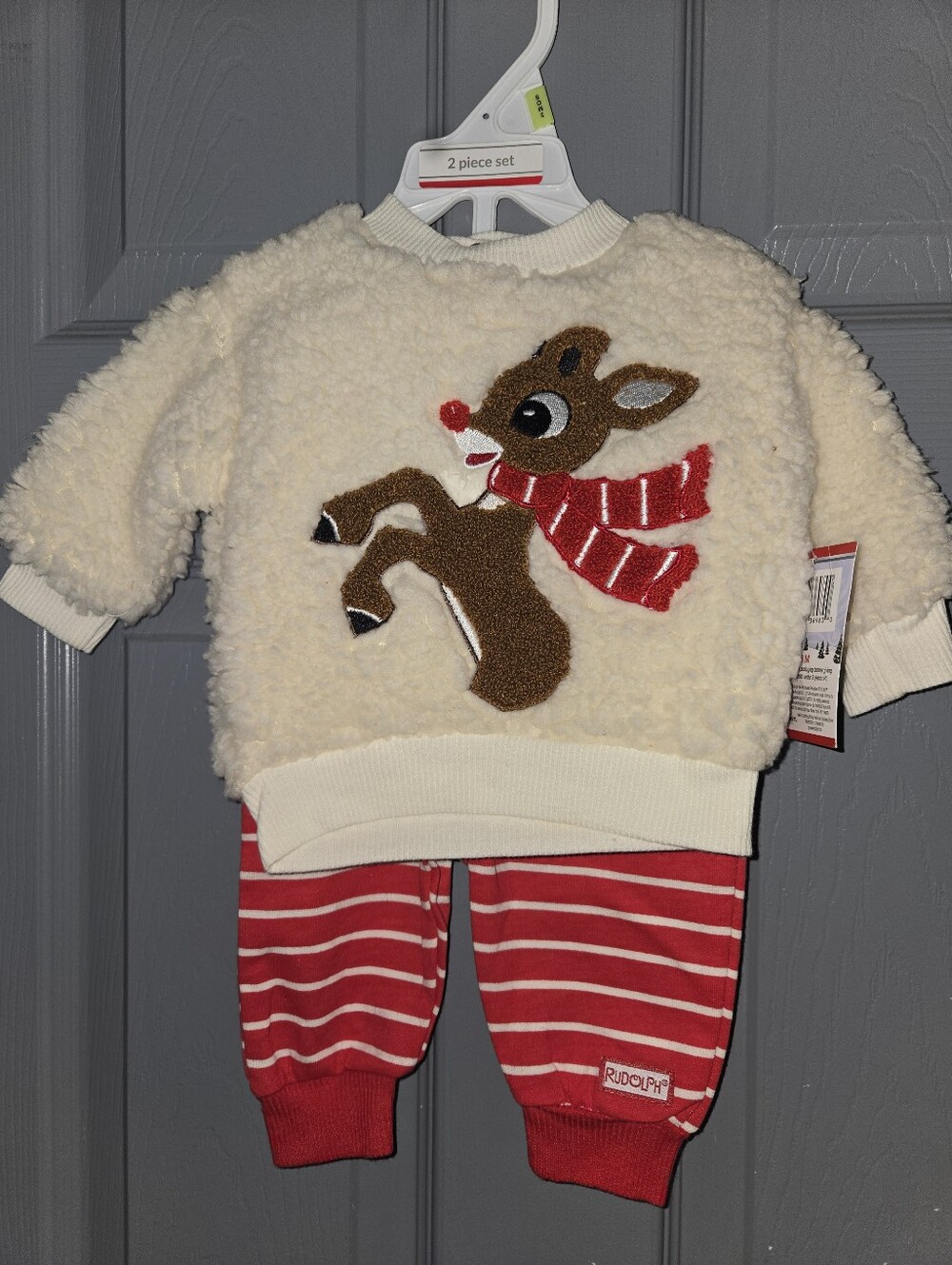 Baby Rudolph Outfit Set